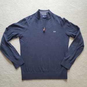 Vineyard Vines Men's Blue 1/4 Zip Sweater szXS